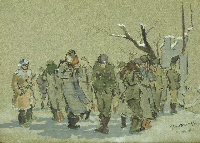 Демидов В.А. Воронеж. Пленные. 1943 Демидов В.А. Воронеж. Пленные. 1943